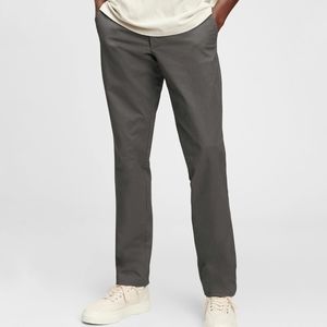 Gap Modern Khakis in Slim Fit Grey Dress Pants
